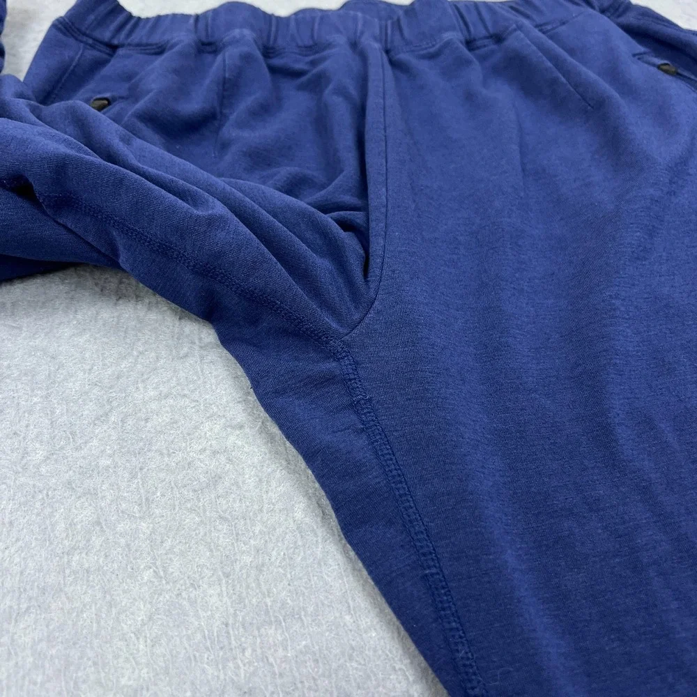 Nike Pro‎ Elite Pants Mens Medium Blue Ankle Zip Track & Field Joggers 848916